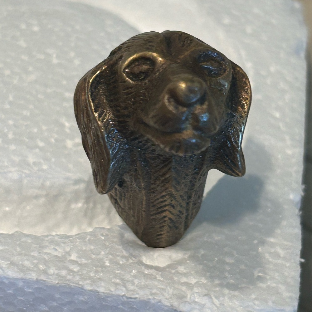 Vintage Anthropologie Dog Head Drawer Knobs - Picture 6 of 9